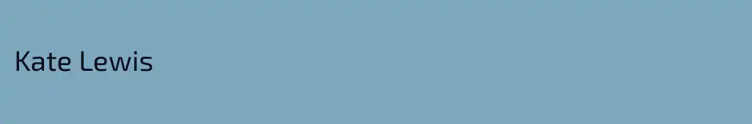 Kate Lewis